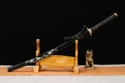 T10 Burned Edge Samurai Sword - Cloud Dragon