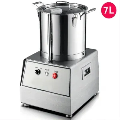 High Endurance Desktop Electric Commercial Food Chopper Machine with Stainless Steel Removable Drum