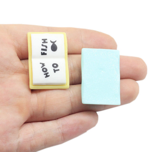 Kawaii Doll House Resin How To Fish School Book Flatback Cabochon Embellishments Scrapbooking DIY Crafts Ornaments