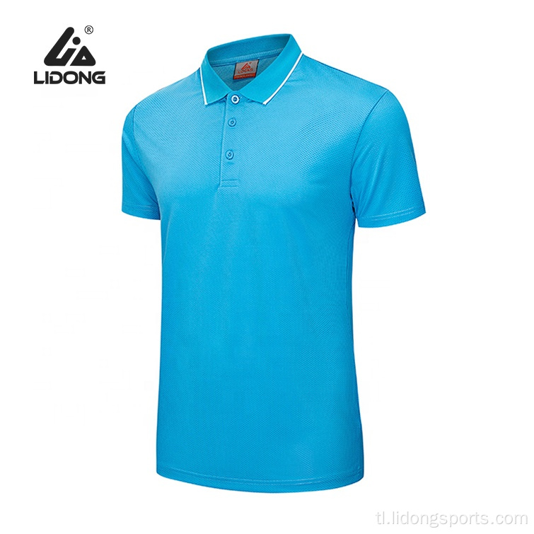 Lidong Custom Logo Company Uniform Breathable Work Shirts.