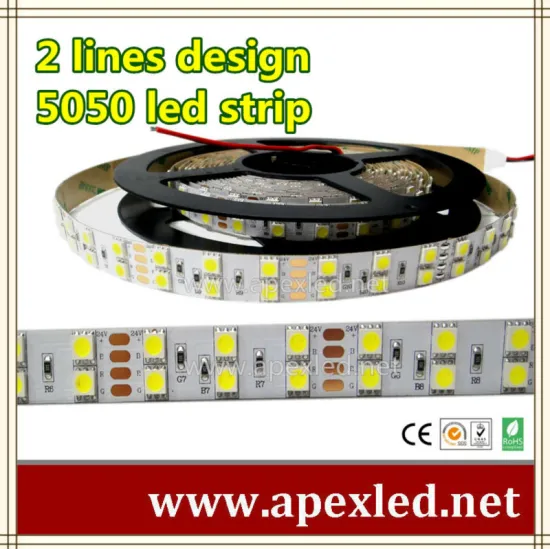 DC24V 120led/m constant current Samsung smd 5050 led strip with silicone tube
