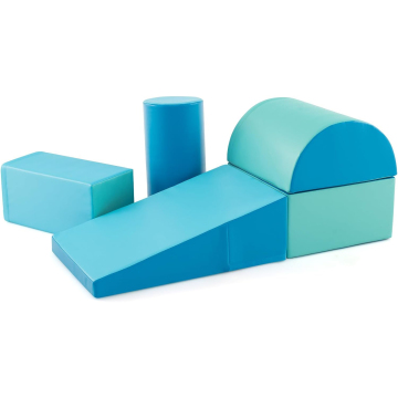 Custom All-Foam Soft Plastic Blocks for Indoor Kids' Climbing Play Sets