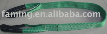 Eye flat webbing safety belt sling CE