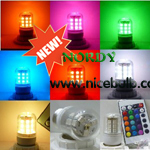 5W Remote Control Dimmable RGB led  corn light