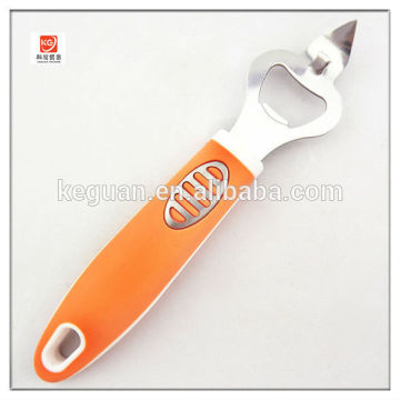 SK-323 wholesale free sample TPR handle stainless steel beer bottle opener
