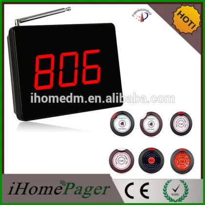 Restaurant slim service desktop buzzer bell