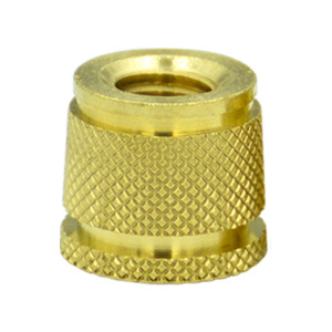 M6 M8 Knurled Plastic Brass Insert Nut