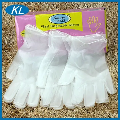 colored dishwashing pvc/vinyl powder free gloves