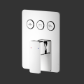 3 Way Soft Square Concealed Shower Diverter Valve