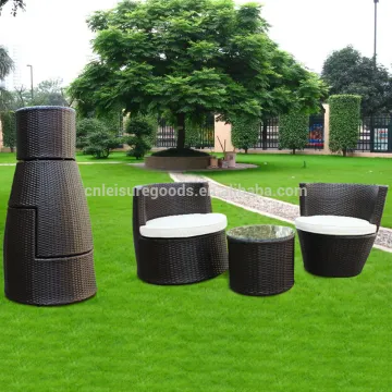 New design patio rattan furniture garden bar set