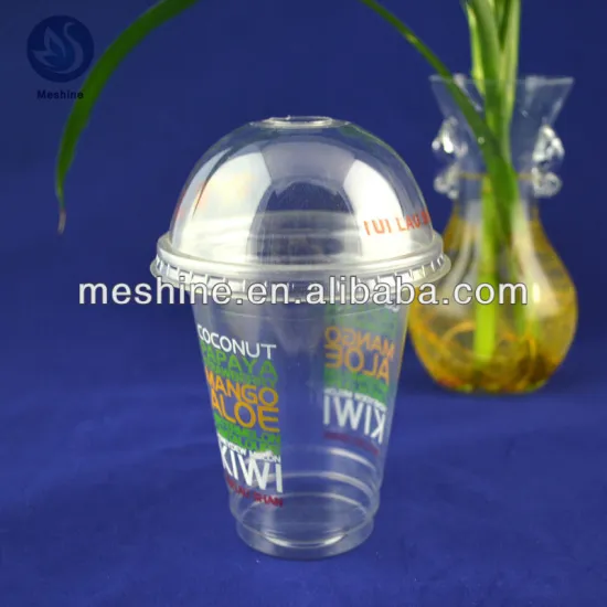 Custom Personalized Clear Plastic Cups, PET material Plastic cups