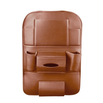 Car Accessories: Leather Cup Holder & Drink Rack with Seat Storage Bag