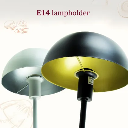 2021 Cheap E14 Children Table Lamp - Metal Mushroom Shape Desk Lamp