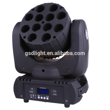12x10W led moving head light infinite rotating beam led effect Stage light club light
