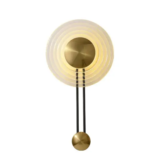 INSHINE Glass Brass Wall Lamp