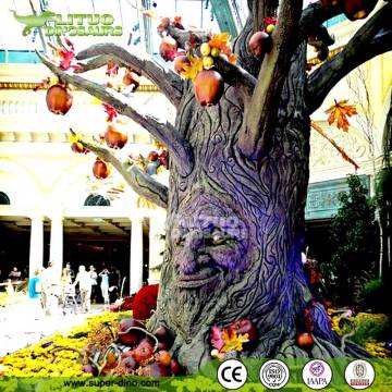 Amusement Park Festival Attraction Interactive Animatronic Talking Tree on Sale
