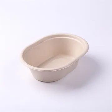 Eco-friendly disposable sugarcane bagasse pulp food tray