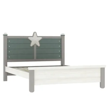 Solid Wood Kid Bed Frame with Storage for Modern Kids Loft Bed House Furniture