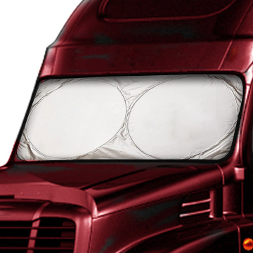 Foldable Heat Isolation Window Shades for Truck Front and Side Windows - UV Protection