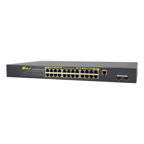 24 Port Gigabit PoE Managed Switch