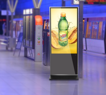 IR touch 55inch floor stand lcd kiosk