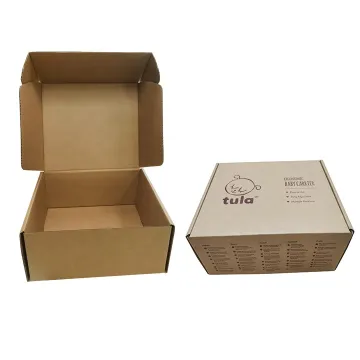 Shipping Carton Mailer flat folding corrugated paper box
