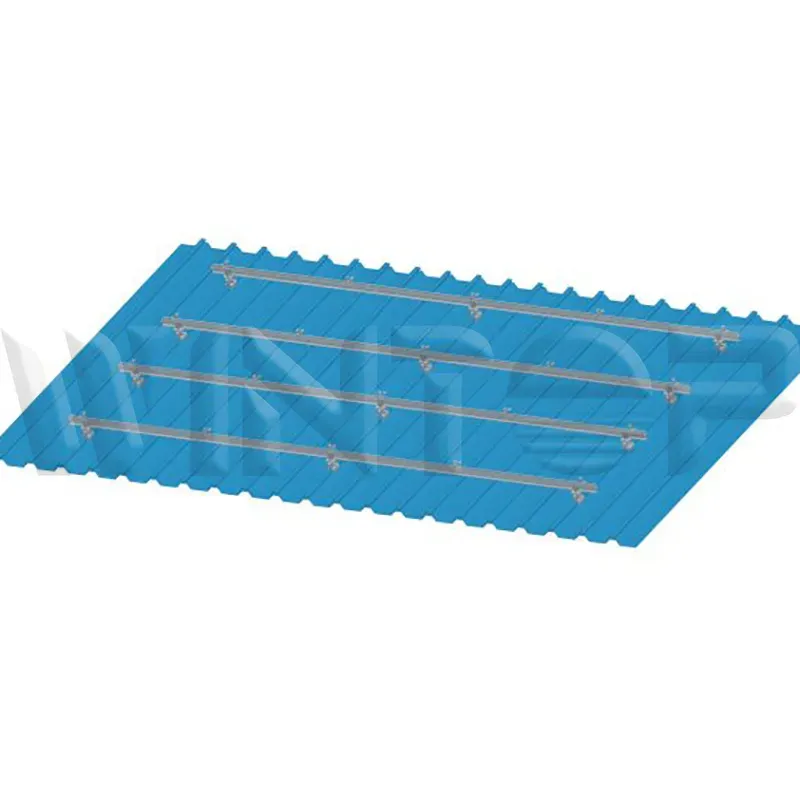 Solar Rail Racking System for Tin Roof PV Modules