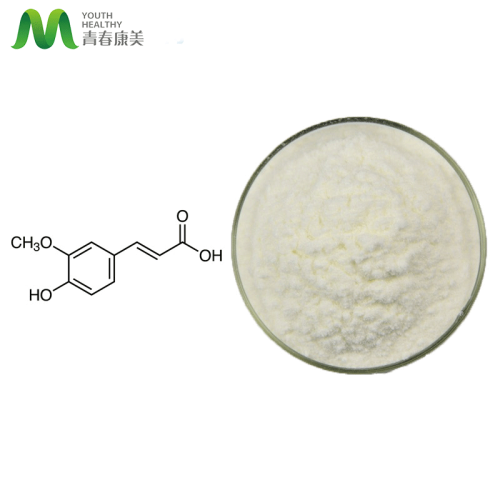 China Pharmaceutical Grade Ferulic acid Powder 99% Min Factory