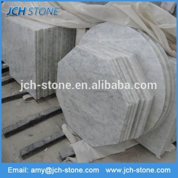 OEM wholesale polygon round table marble top