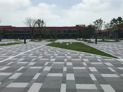 Imitation stone ground paving stone sesame ash A