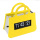 Yellow clock handbag flip clock