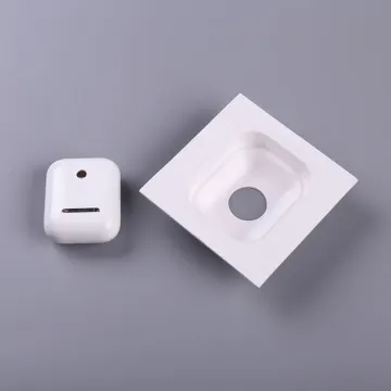 Wet press bagasse fiber earphone packaging box insert