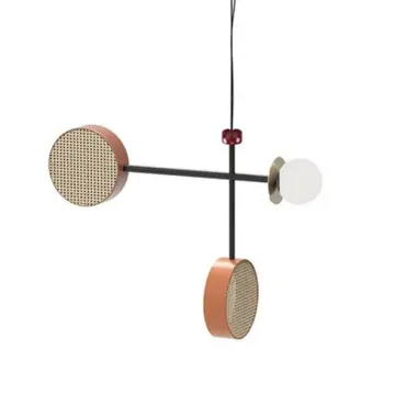 ISHINE Wooden Light Bulb Pendant Light