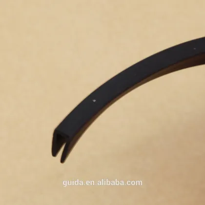 Sheet metal edge protection rubber weather seal strip edge trim