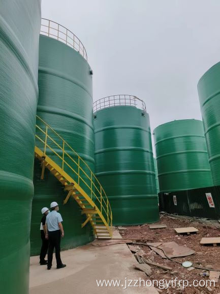 Large diameter tank for lithium electric application FRP