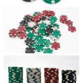 Poker Set 300pcs casino chip poker set 300pcs blank gambling game Supplier