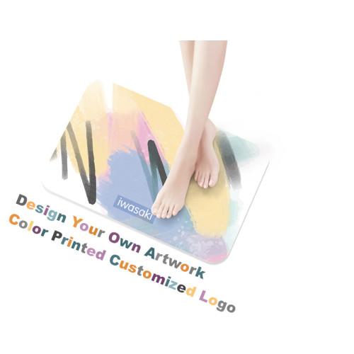 Healceir High-Quality Colorful Diatomite Bath-Mat