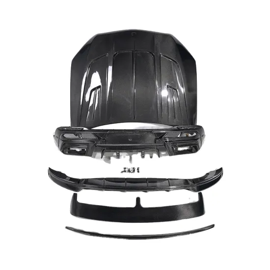 Carbon Fiber Car Hood and Wide Body Kit for Mercedes-Benz GLE 43/50/53 Upgrade