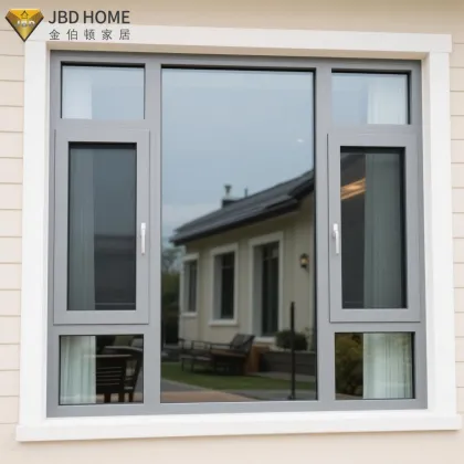 Villa Facade Casement Windows