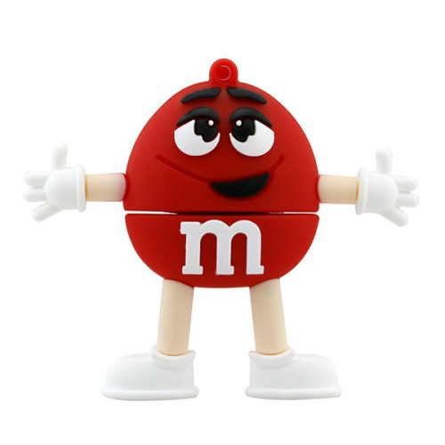 Lovely Cartoon Chocolate Bean USB Flash Drive