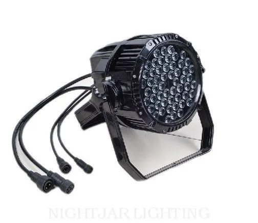 Rgbw 54pcs 3w 3in1 Aluminum Waterproof Par Led Lamp / Light / Lighting 50 - 60hz