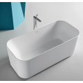 55 Inch Soaking Tub Simple Style Acrylic Bath Tub