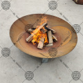 Corten steel for round fire pit