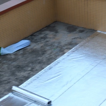 Self-Adhesive Polymer Modified Asphalt Waterproofing Membrane with Aluminum Film