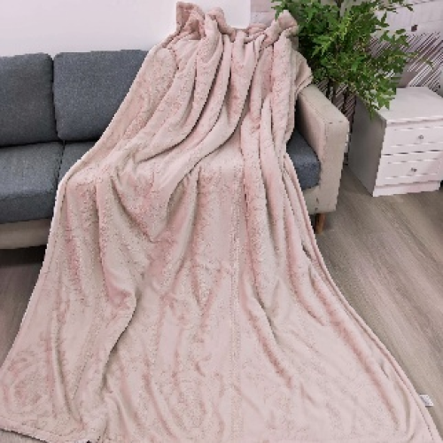 Chăn hoa văn nổi Jacquard