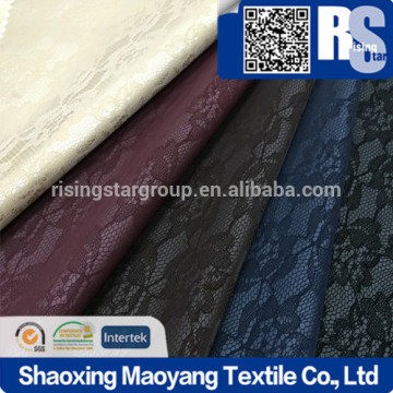 KNITTED POLY SYNTHESIZE LEATHER IN P/D W/TRANSFER THE STAMP FOIL