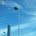 Hot Dip Galvanized 9M Lighting Pole