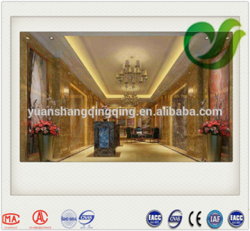 assembly room design WPC decoration , architectural marble interior wall panels decoration