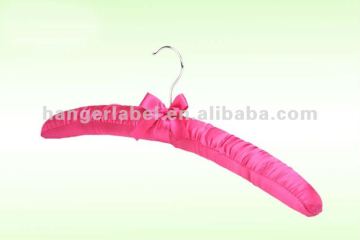 Satin clothes hanger