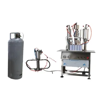 High Quality Aerosol Deodorant Filling and Crimping Machine